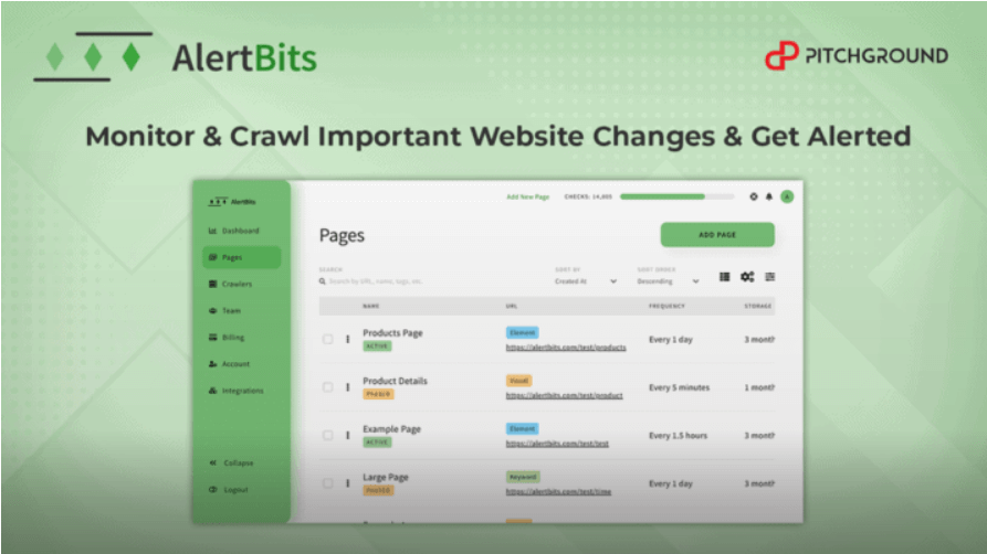 Alertbits - Easily Track & Monitor Any Website Changes