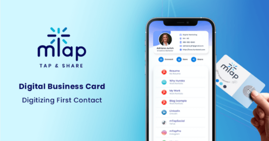 mTap - Build Your Brand With The Custom Digital Business Cards